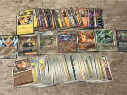 Pokemon Card Bundle Job Lot 100 cards with chance for bonus EX or Illustration - Image 1