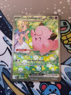 Lillie's Clefairy ex 184/159 Journey Together SIR Pokemon TCG NM - Image 1
