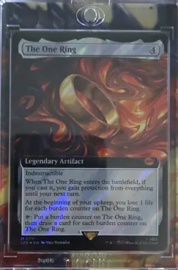 The One Ring (Extended Art) (Surge Foil) NM Foil - Image 1