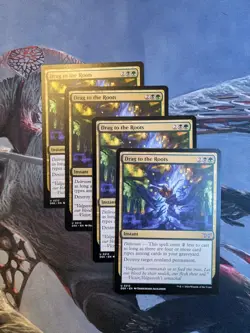 MTG Drag To The Roots (X4) - DSK - NM - Image 1