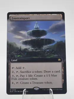 MTG Bloomburrow Fountainport Extended Regular #0368 NM - Image 1