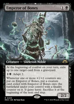 Emperor of Bones- Modern Horizons 3 Extended Art Foil MTG-NM - Image 1