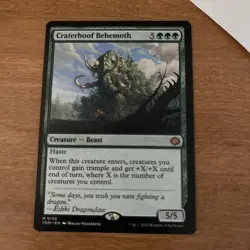 MTG Magic the Gathering Craterhoof Behemoth (138/471) Tarkir Dragonstorm NM - Image 1