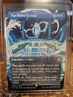 Magic: The Gathering Final Fantasy The Water Crystal (Borderless) Regular - Image 1