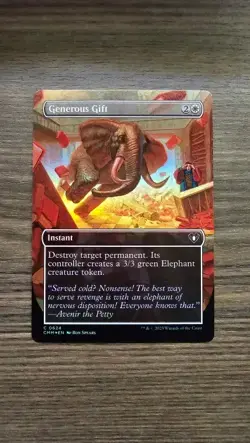 Generous Gift (Borderless) Commander Masters Foil - Image 1