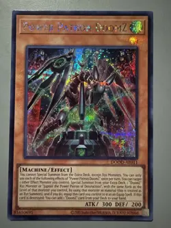 YUGIOH POWER PATRON DOOMZ ASIA ENGLISH EDITION DOOD-AE011 SECRET RARE - Image 1