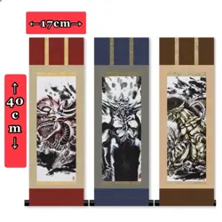 Yugioh Egyptian God Mini Hanging Scrolls + Cards Sumi-e Black KONAMI NEW - Image 5