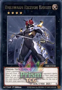 1st ed Evilswarm Exciton Knight rare CRBR-EN048 Yugioh - Image 1