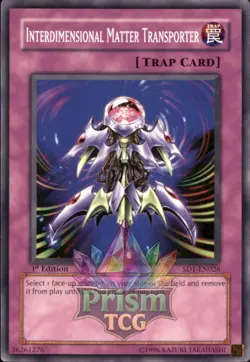 1st Ed Interdimensional Matter Transporter SD1-EN026 Yugioh - Image 1