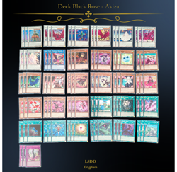 Deck Yugioh Akiza Plant Rose Dragon Core Legendary Deck 5ds L5DD 93 cards Base - Image 1