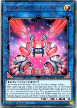 Herald of Mirage Lights - DUOV-EN011 - Ultra Rare - 1st Edition Yugioh - Image 1