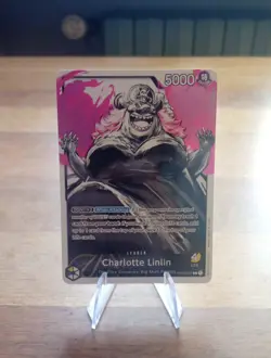 One Piece Card Game Charlotte Linlin Leader Alt. Art OP03-077 English - Image 1
