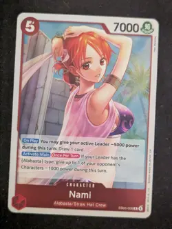 Nami (006) EB03-006 Extra Booster: One Piece Heroines Edition Foil NM - Image 1