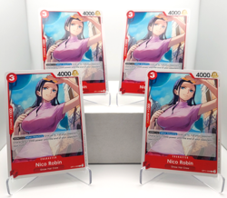 Nico Robin Playset - OP11-009 x4 - A Fist of Divine Speed - One Piece TCG - Image 1