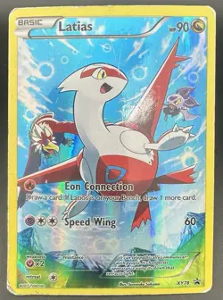 Pokemon TCG Latias XY78 Black Star Promo Full Art English HP Card DMG - Image 1