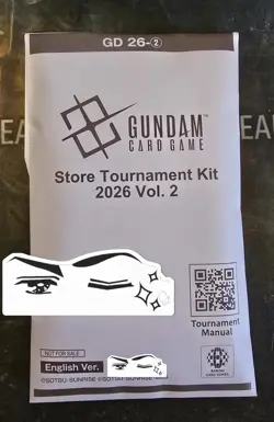 Gundam Trading Card Game Store Tournament Kit 2026 Vol. 2 ENGLISH Sealed x1 - Image 1