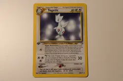 Pokemon Card Togetic 16/111 1st Edition Neo Genesis Holo Rare WOTC Vintage - Image 1