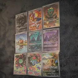 Pokemon TCG SV6a 9 Card Lot Art Rare Holo Japanese Houndoom Bulbasaur Ivysaur - Image 1