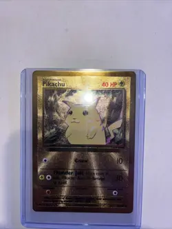 Pikachu - (Celebrations Metal Card) 058/102 Miscellaneous Cards & Products Holo - Image 1