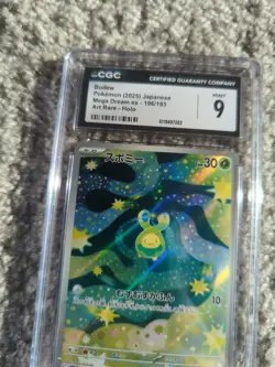 Budew Mega Dream Ex 196/193 Full Art Holo CGC Mint 9 Pokemon Card - Image 5