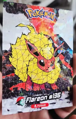 Pokemon Flareon Lot Complete With The Crystal Collection Shadow Card - Image 3