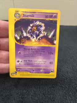 Pokemon Starmie 30/144 Skyridge 80 HP Regular Rare English Stage 1 Card - Image 4
