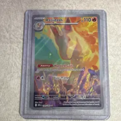Rapidash Pokemon TCG Card Fire Stage 1 Rare Hurried Gait 110 HP 189/182 - Image 1