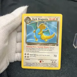 1999 Pokemon Dark Dragonite 22/82 Team Rocket Rare WOTC Vintage Card - Image 3