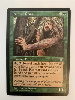 Magic: The Gathering Hermit Druid Card - Image 1