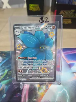 💥 Glimmora EX # 218/091 Shiny Ultra Rare – Paldean Fates Pokemon TCG Card 2024 - Image 1