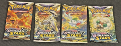 Pokemon Brilliant Stars Booster Pack - 10 Cards / Pack - Random Art - SEALED NEW - Image 1