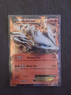 Pokemon Reshiram EX Ultra Rare Holo Card 29/113 Legendary Treasures Series - Image 1