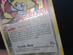 JIRACHI HOLO POKEMON CARD 9/107 DEOXYS STAMPED HEAVILY PLAYED - Image 2