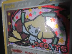 JIRACHI HOLO POKEMON CARD 9/107 DEOXYS STAMPED HEAVILY PLAYED - Image 3