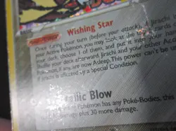 JIRACHI HOLO POKEMON CARD 9/107 DEOXYS STAMPED HEAVILY PLAYED - Image 4