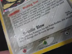 JIRACHI HOLO POKEMON CARD 9/107 DEOXYS STAMPED HEAVILY PLAYED - Image 5