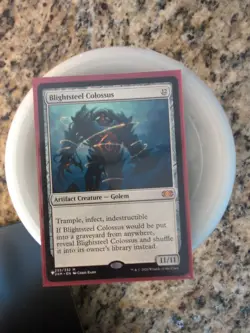 Magic the Gathering Blightsteel Colossus the List, Near Mint NM Regular Card - Image 1