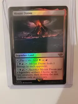 Mount Doom Universes Beyond: the Lord of the Rings: Tales of Middle-Earth Foil - Image 1