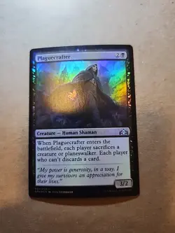 Magic: The Gathering Guilds of Ravnica Foil Plaguecrafter Card - Image 1