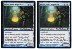 Thada Adel, Acquisitor x2 2x 2010 Worldwake Blue Legendary Creature MTG NM AZ1 - Image 1