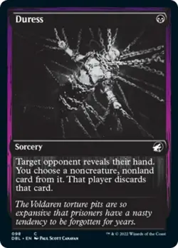 Duress (Silver Screen) FOIL Innistrad: Double Feature - Midnight Hunt HP - Image 1