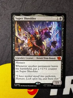 Super Shredder 0083 Regular Teenage Mutant Ninja Turtles Magic The Gathering - Image 1