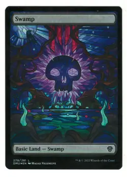 MTG Swamp Showcase Foil Dominaria United Magic The Gathering TCG - Image 1