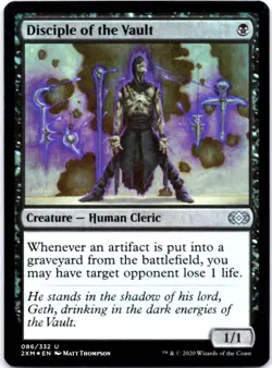 Disciple of the Vault - FOIL - Double Masters - 86 NM - Image 1