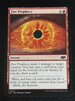 MTG Foundations Jumpstart Fire Prophecy 0547 NM - Image 1