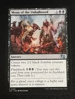 MTG Foundations Jumpstart Moan of the Unhallowed 0461 NM - Image 1