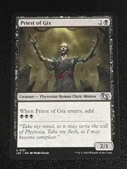 MTG Foundations Jumpstart Priest of Gix 0121 NM - Image 1