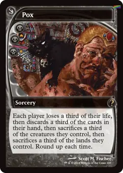 Pox (Future Sight) [MB2 - 185] - NM [Foil] TCG MTG - Image 1
