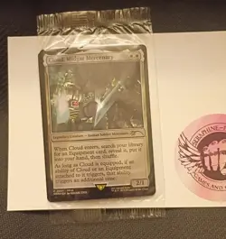 Cloud, Midgar Mercenary Unique and Miscellaneous Promos Foil MTG Final Fantasy - Image 1