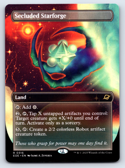 Secluded Starforge Borderless - Edge of Eternities - MTG - Image 1